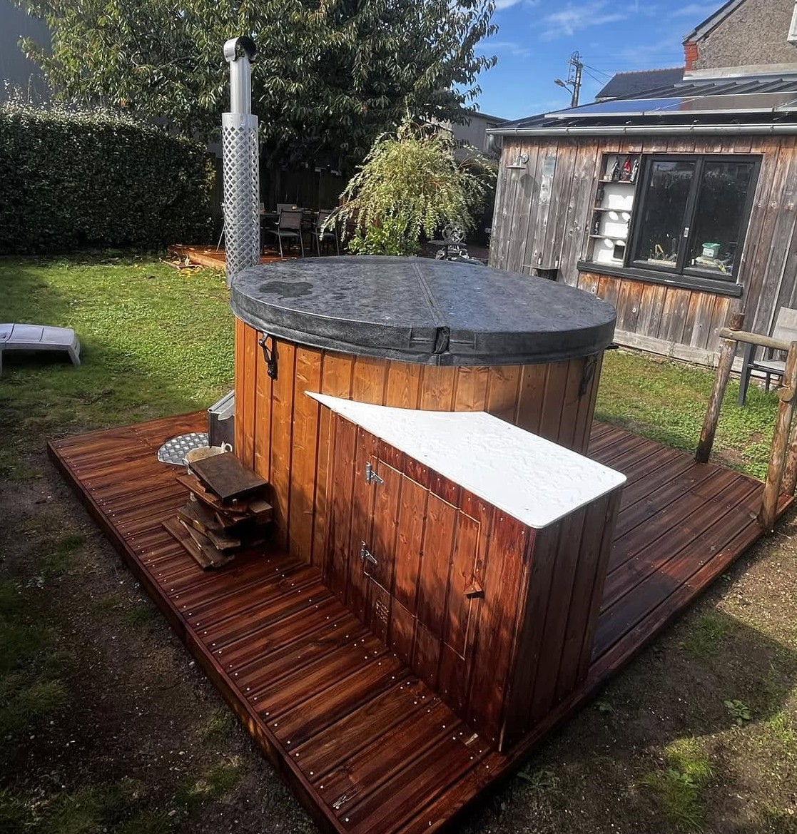 bain nordique bâché