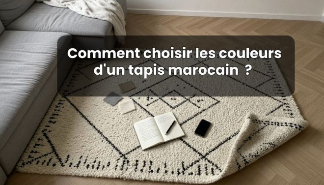 Comment choisir les couleurs d�un tapis marocain personnalis� ?