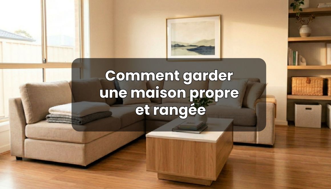 Comment garder une maison propre et rang�e plus longtemps : les bonnes habitudes � adopter