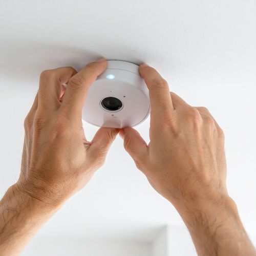 Installation des d�tecteurs de mouvement