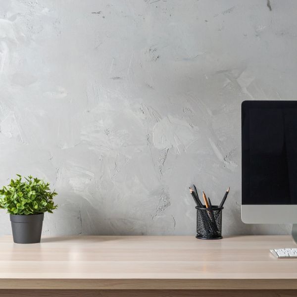 mur avec effet dans un bureau