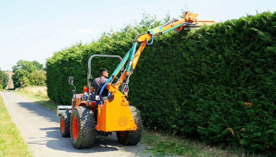 Taille-haie tracteur : l'atout s�curit� et budget pour les communes
